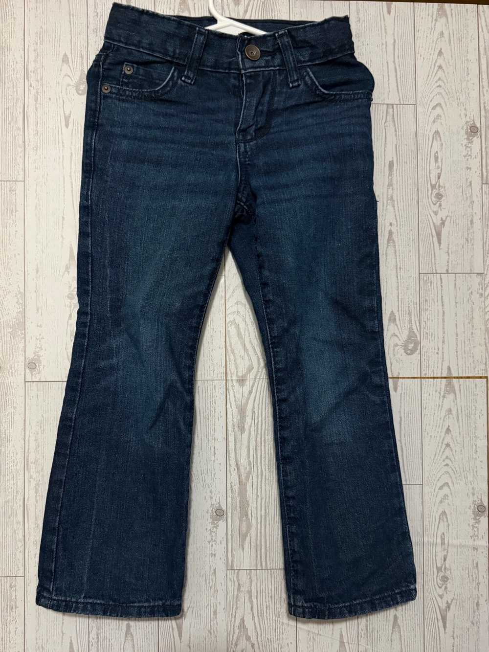 The Children's Place Dark Blue Kids Boot Cut Semi-Évasé Jeans
